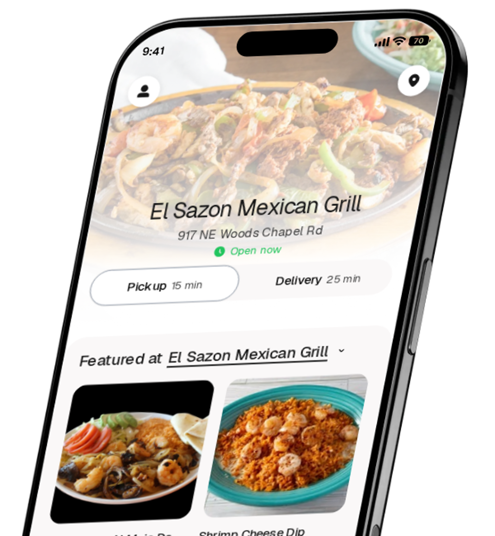 El Sazon Mexican Grill app preview