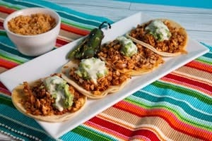 Chori-Pollo Tacos.