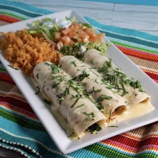 Lunch Popeye Enchiladas